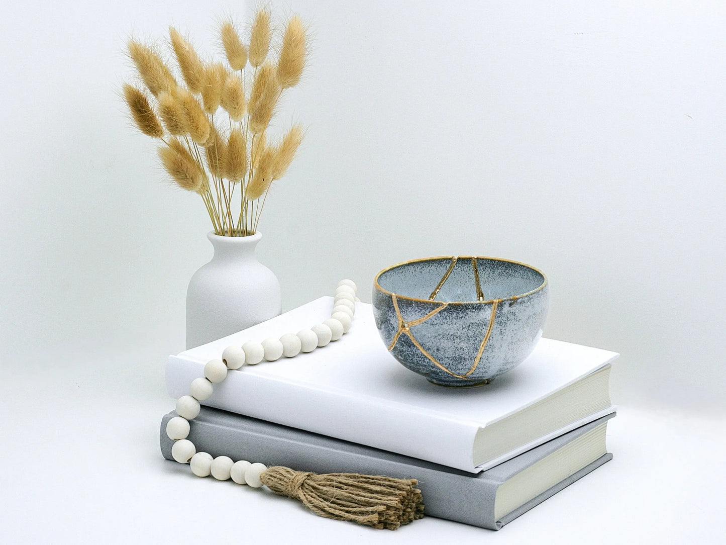 Medium Gray Kintsugi Bowl Kintsugi Reborn