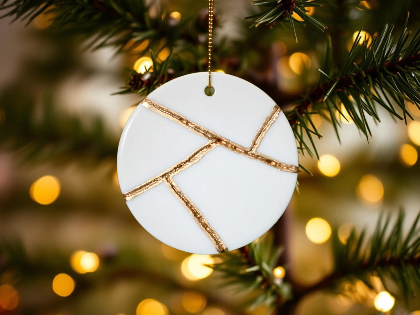 Circle Shaped Kintsugi Ornament Kintsugi Reborn