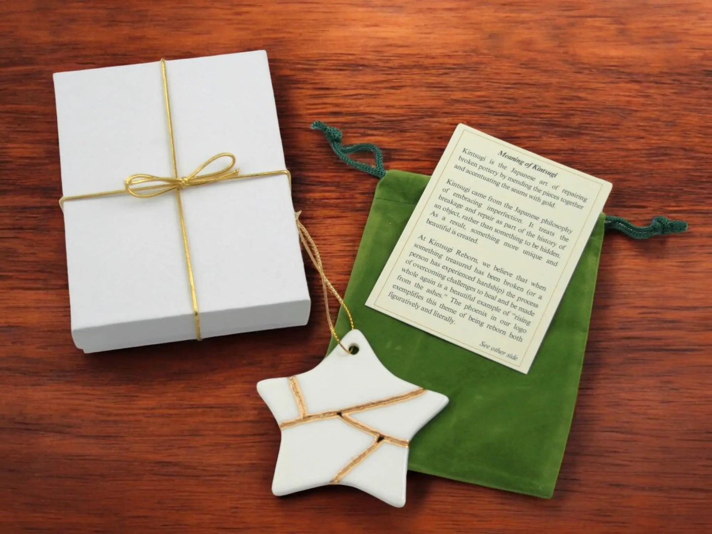 Star Shaped Kintsugi Ornament Kintsugi Reborn