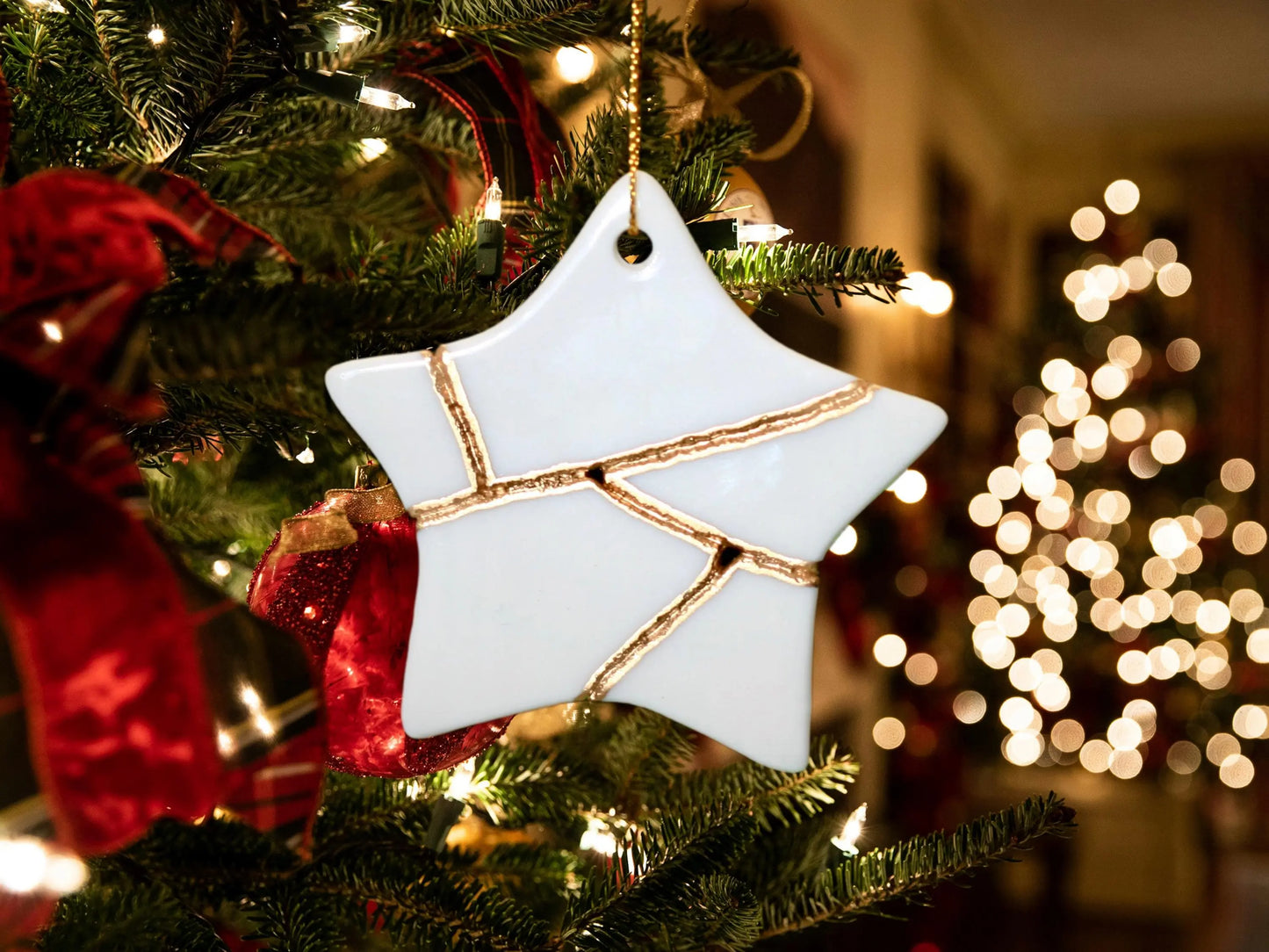 Star Shaped Kintsugi Ornament Kintsugi Reborn