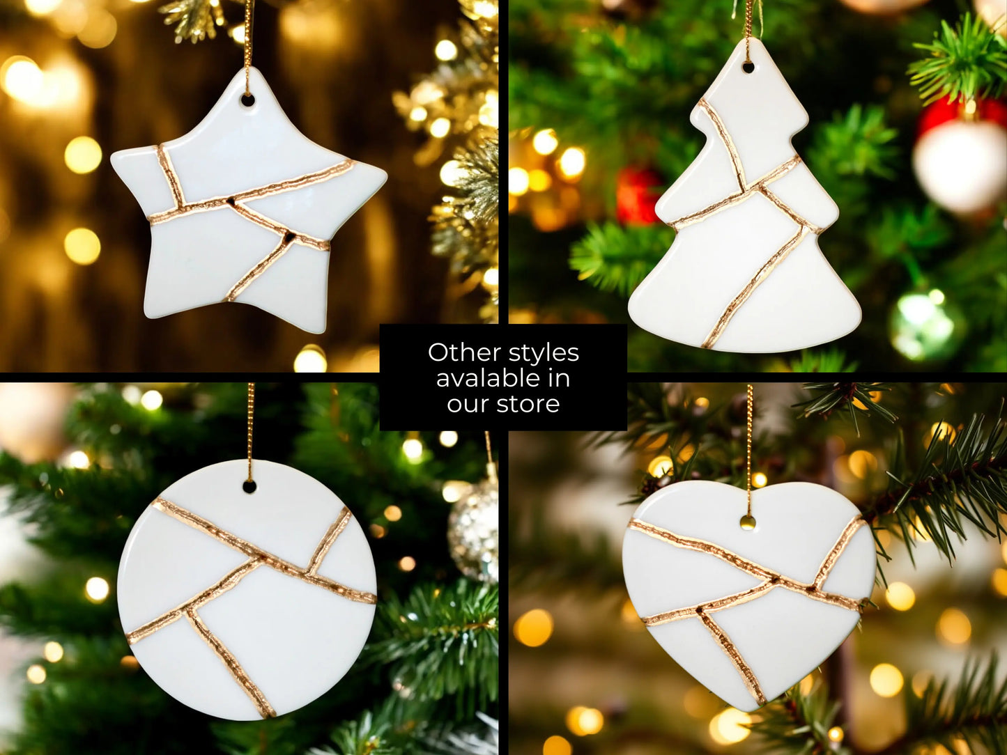 Star Shaped Kintsugi Ornament Kintsugi Reborn