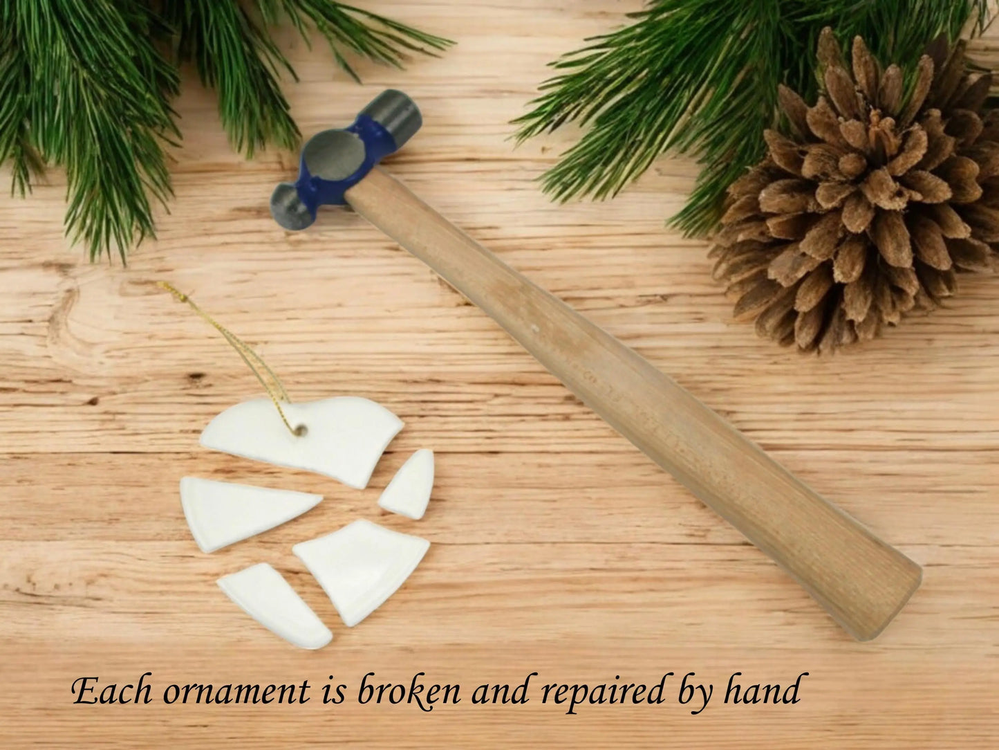 Heart Shaped Kintsugi Ornament Kintsugi Reborn