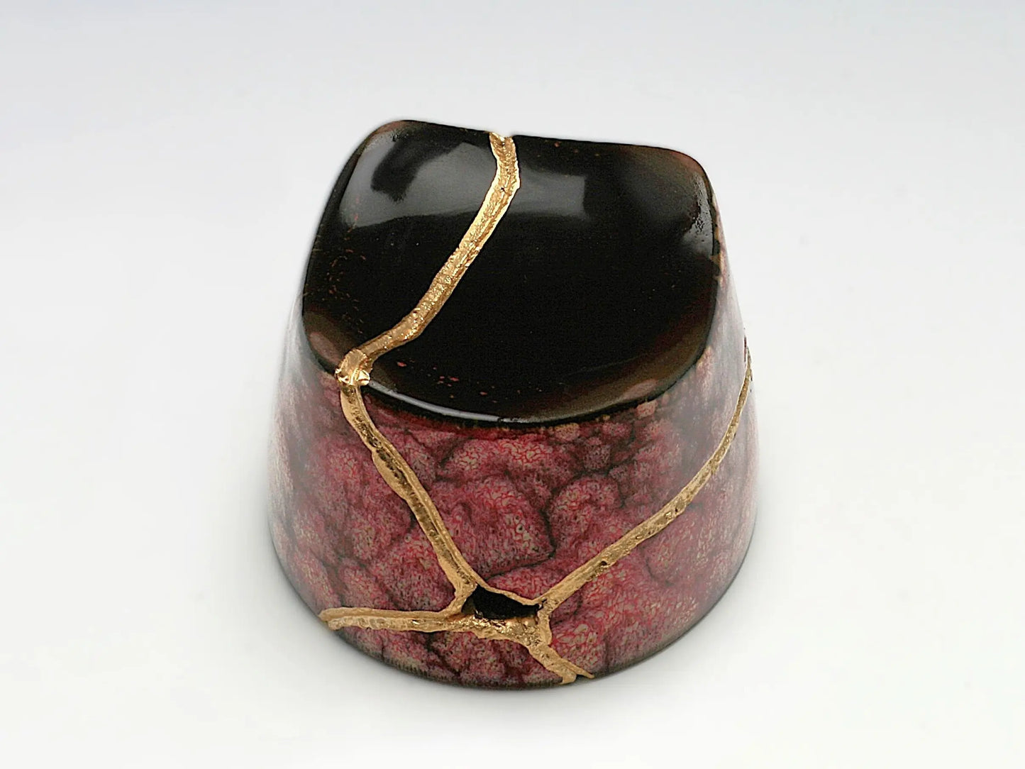 Small Pink Kintsugi Saki Cup Kintsugi Reborn