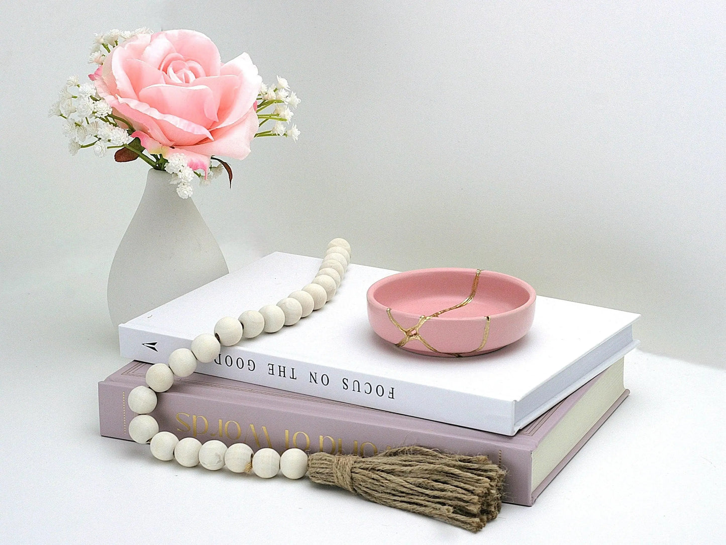 Small Pink Kintsugi Dish Kintsugi Reborn