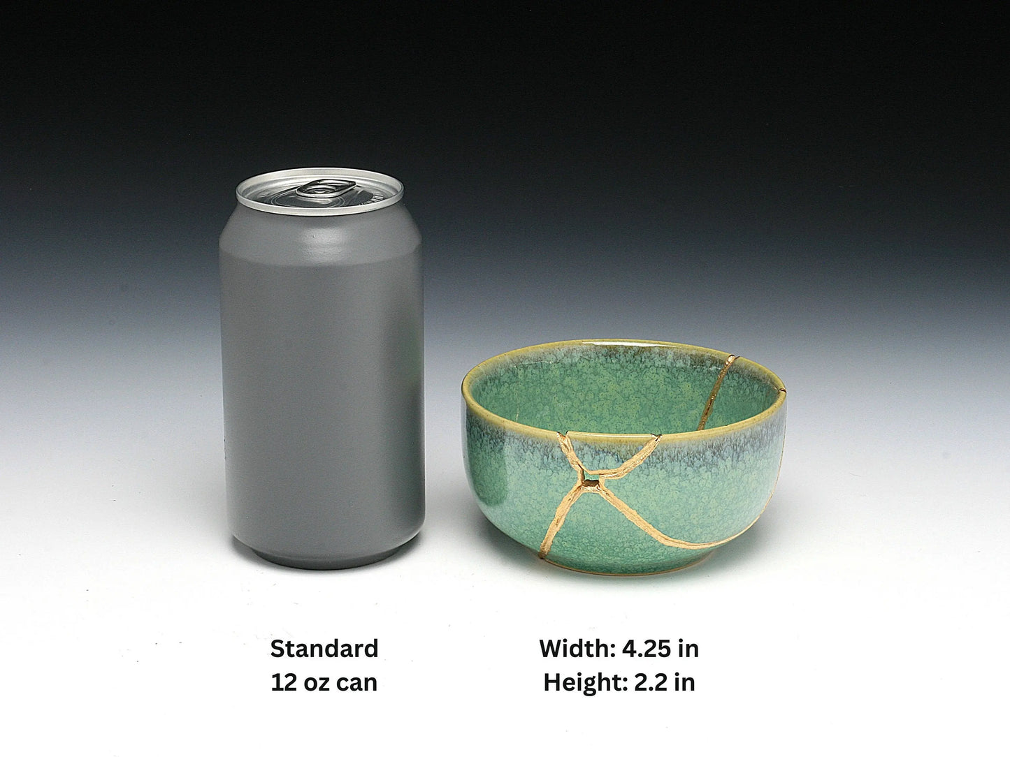 missing close up Medium Green Kintsugi Bowl Kintsugi Reborn