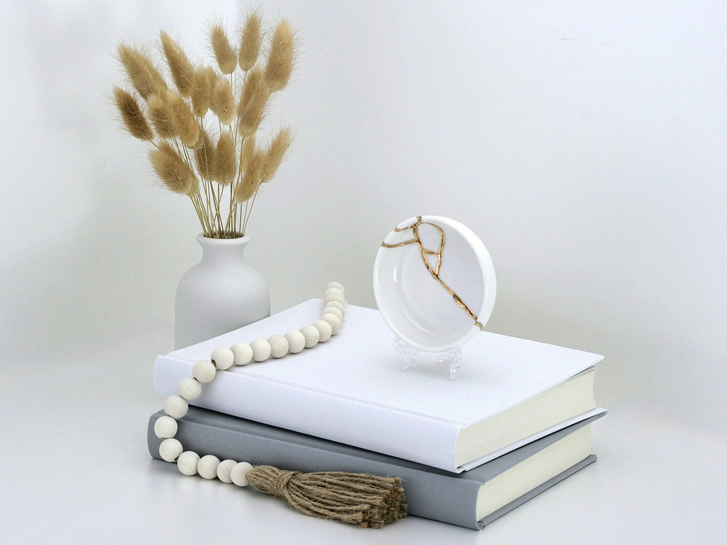 Small White Kintsugi Dish Kintsugi Reborn