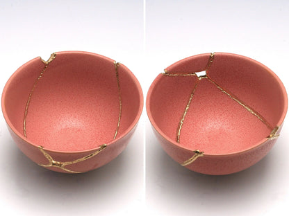 Small Pink Kintsugi Teacup Kintsugi Reborn