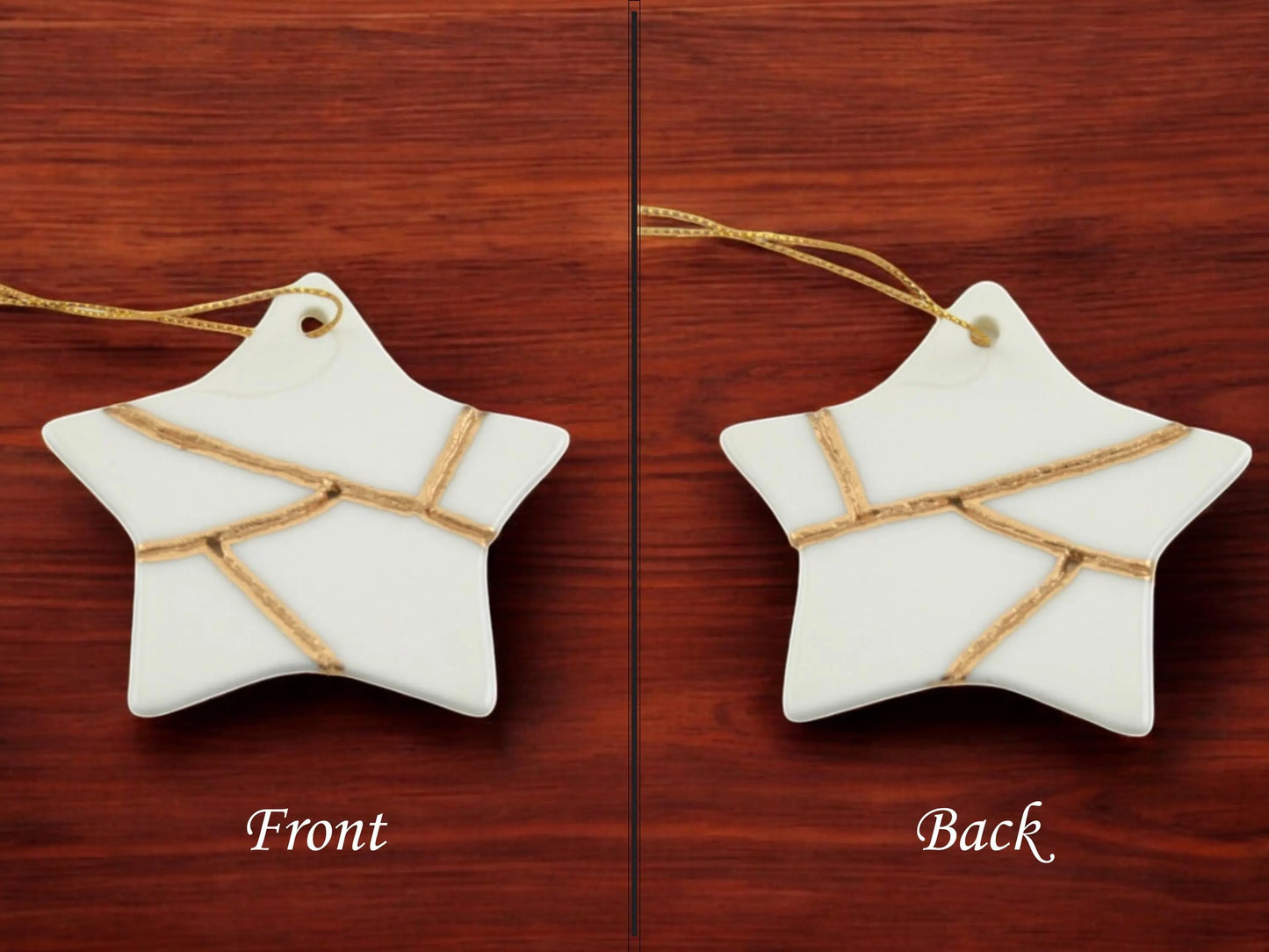 Star Shaped Kintsugi Ornament Kintsugi Reborn