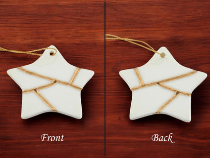 Star Shaped Kintsugi Ornament Kintsugi Reborn