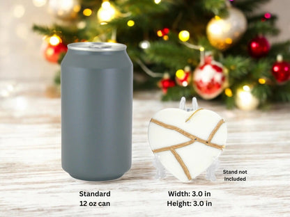 Heart Shaped Kintsugi Ornament Kintsugi Reborn