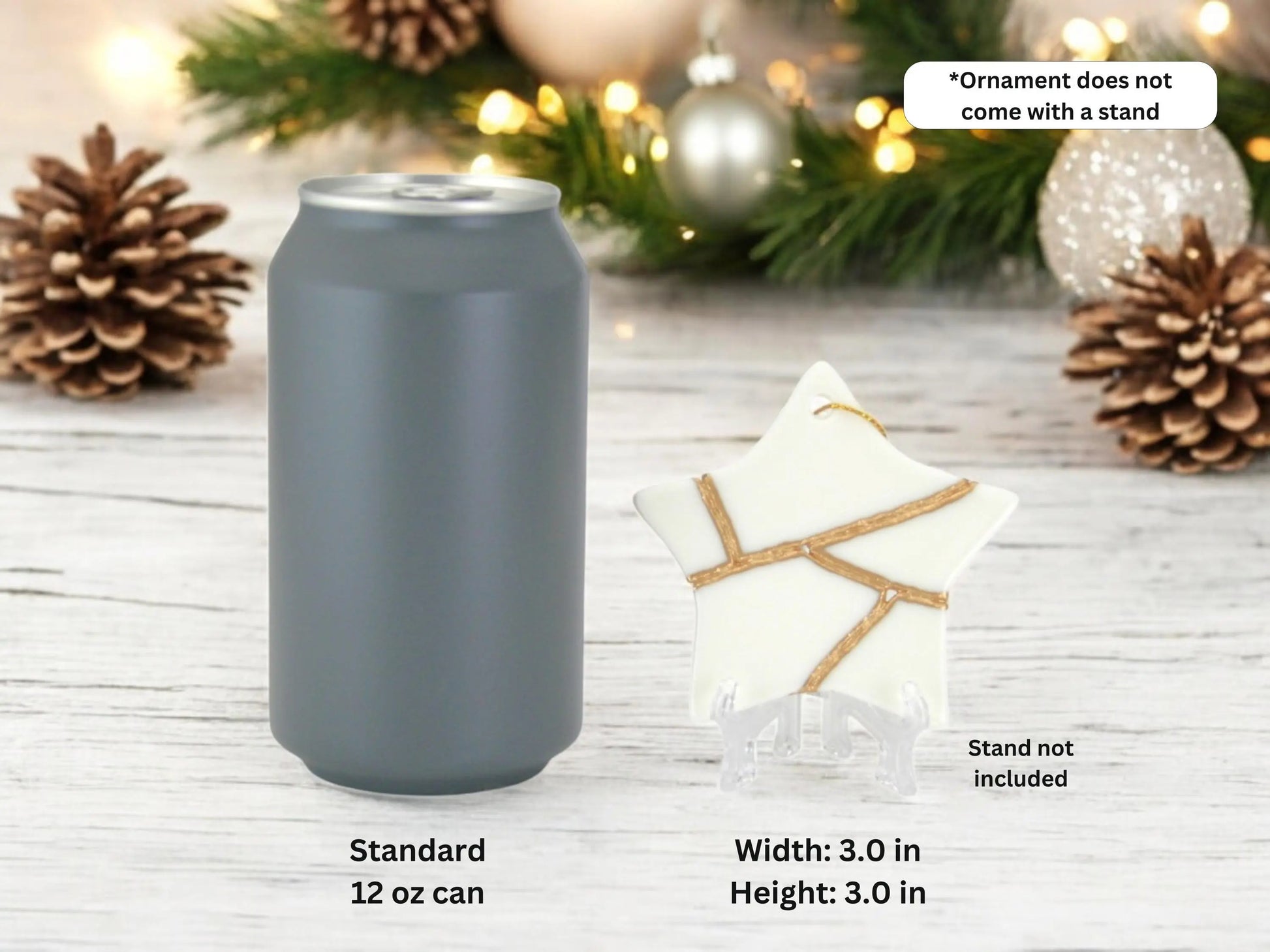 Star Shaped Kintsugi Ornament Kintsugi Reborn