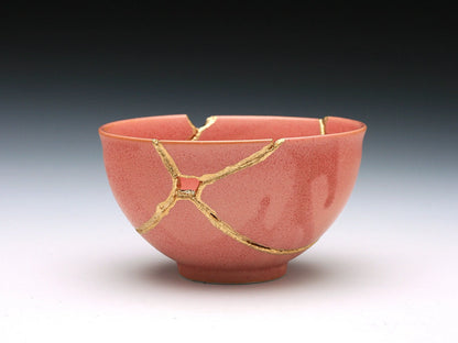Small Pink Kintsugi Teacup Kintsugi Reborn