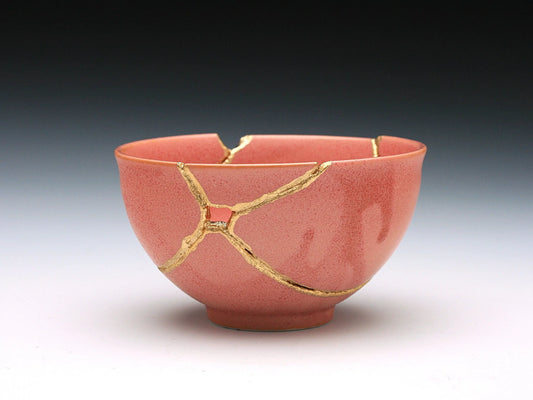 Small Pink Kintsugi Teacup Kintsugi Reborn