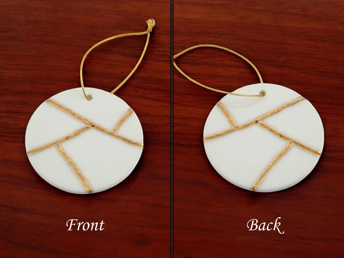 Circle Shaped Kintsugi Ornament Kintsugi Reborn