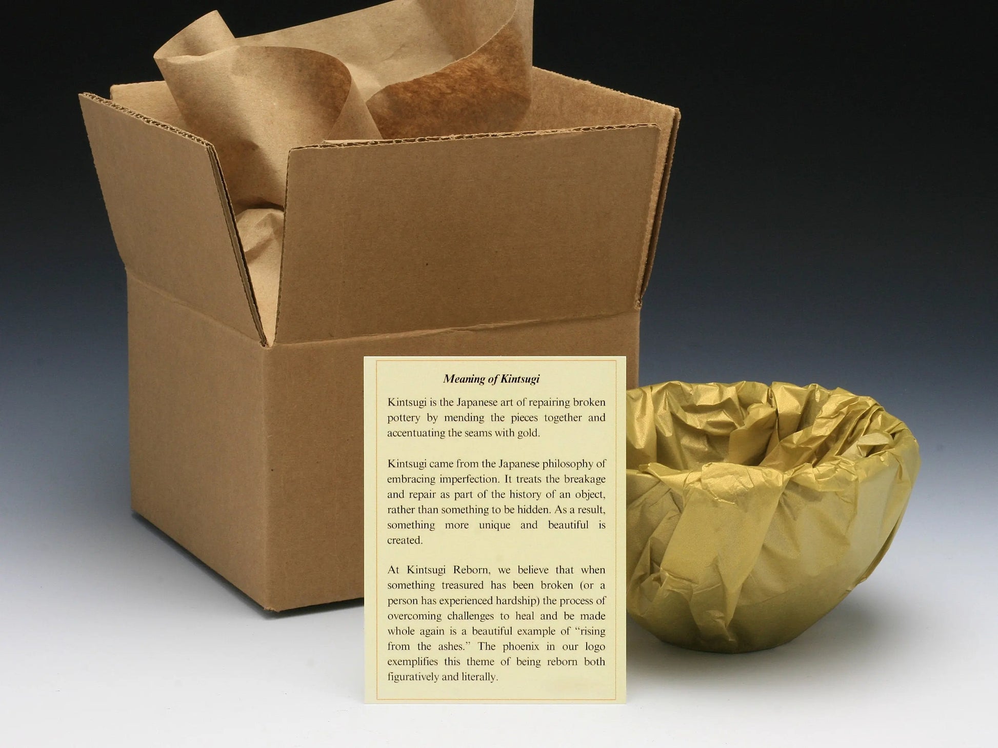 Medium Green Kintsugi Bowl Kintsugi Reborn