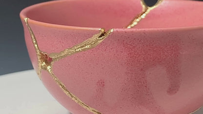 Small Pink Kintsugi Teacup
